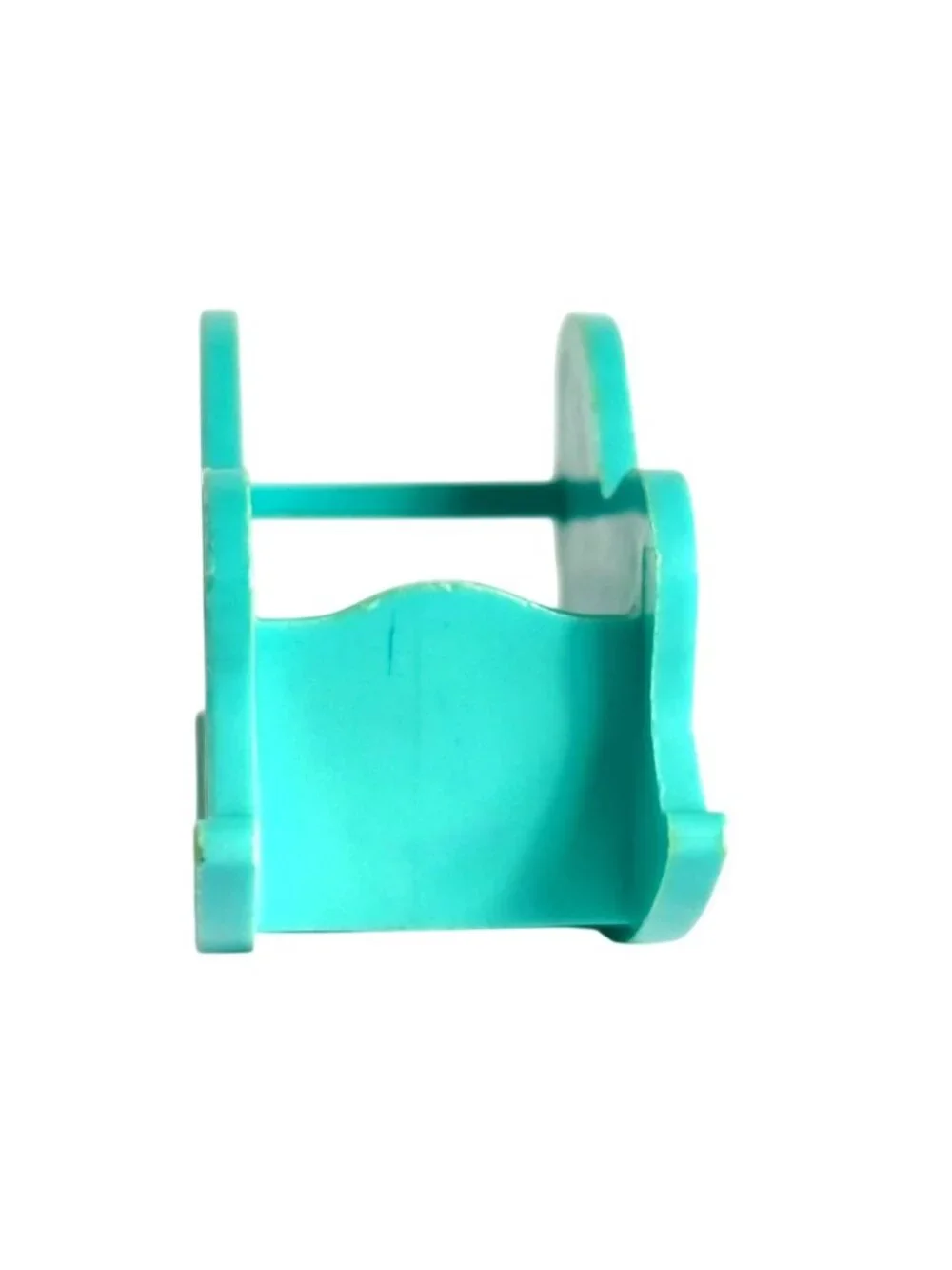 Vtg Fisher-Price Little People Rocking Horse #761Turquoise Baby Nursery Furnitur